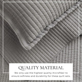 3-Piece Solid Quilt - Alicia Collection