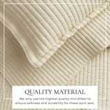 3-Piece Solid Quilt - Alicia Collection