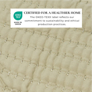 3-Piece Solid Quilt Set - Alicia Collection