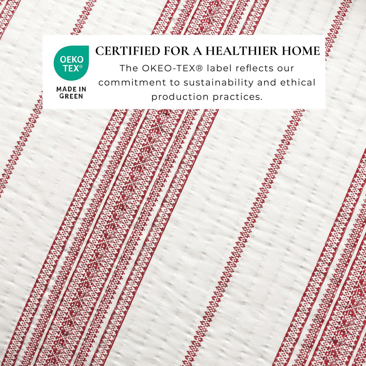 3-Piece Stripe Quilt - Wesley Collection