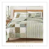 greatbayhome Quilts & Comforters Floral Patchwork Quilt Set - Damia Collection Floral Patchwork Quilt Set | Damia Collection by Great Bay Home
