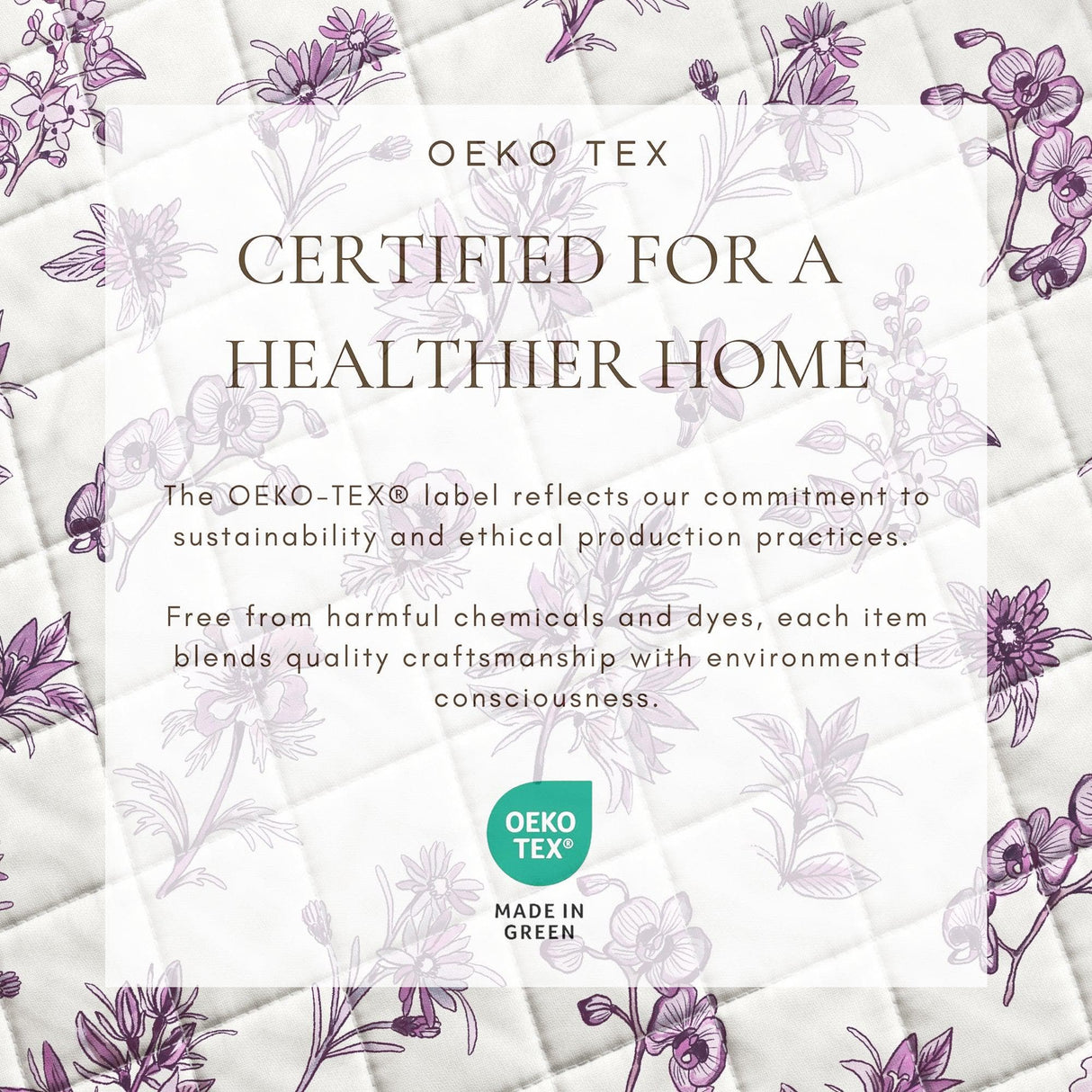 greatbayhome Quilts & Comforters Floral Print & Scallopeded Edge Cotton Quilt Set - Sandie Collection Spring Petals Scalloped Cotton Quilt Set | Sandie Collection by Great Bay Home