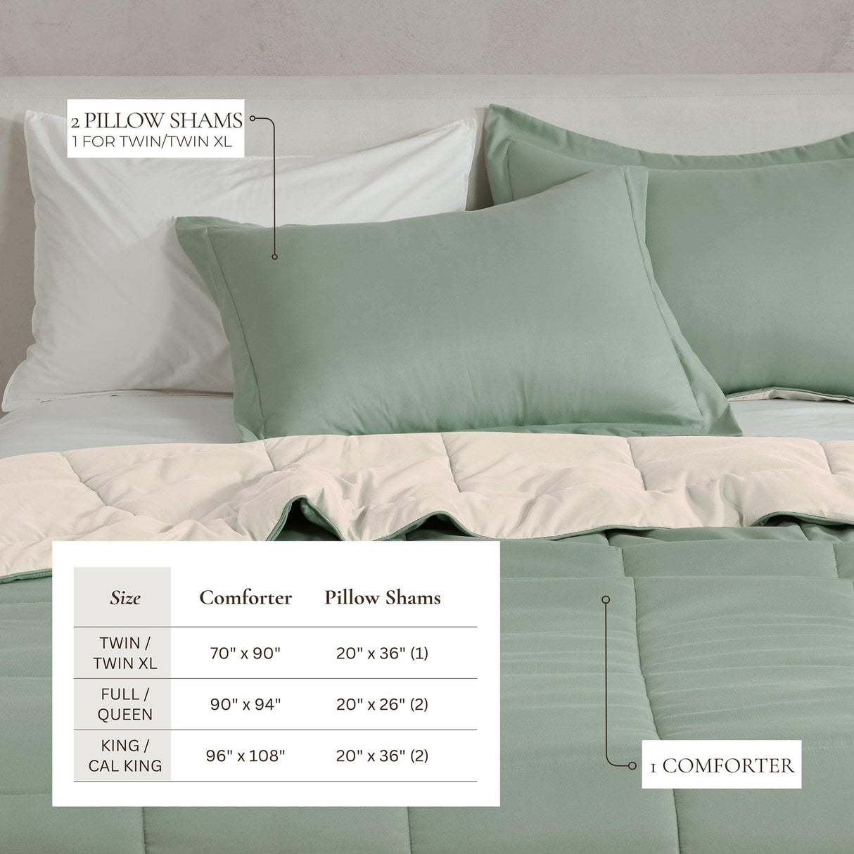 greatbayhome Quilts & Comforters Reversible Comforter Set - Odette Collection Reversible Comforter Set | Odette Collection by Great Bay Home