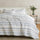 greatbayhome Quilts & Comforters King / California King / Arista Print / Arista Stripe Print Reversible Comforter Set - Odette Collection Reversible Comforter Set | Odette Collection by Great Bay Home