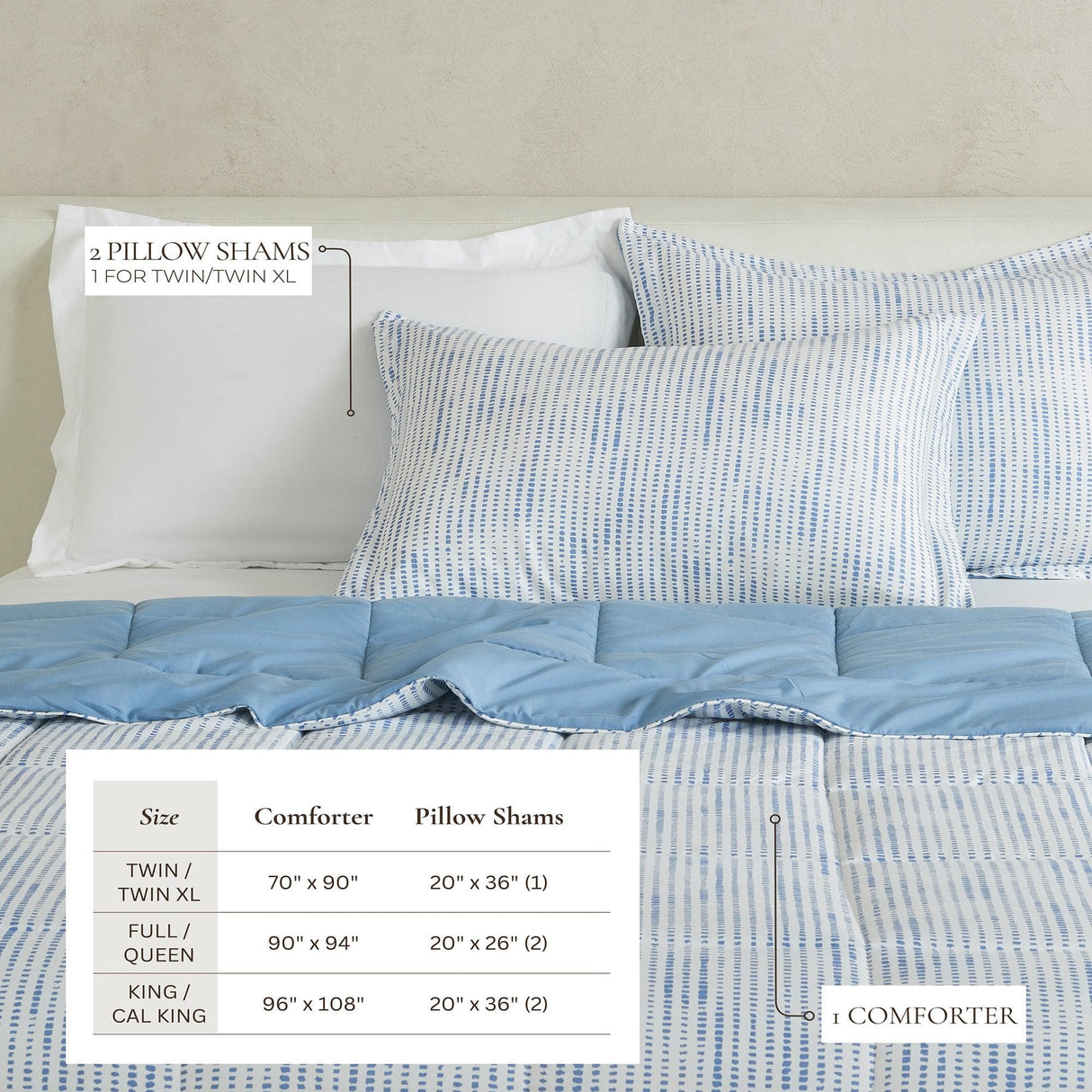 greatbayhome Quilts & Comforters Reversible Comforter Set - Odette Collection Reversible Comforter Set | Odette Collection by Great Bay Home
