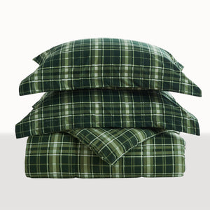 Reversible Christmas Comforter and Sham Set - Holiday / Lodge Odette Collection