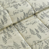 Reversible Christmas Comforter and Sham Set - Holiday / Lodge Odette Collection