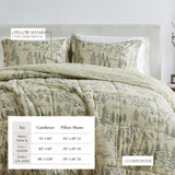 Reversible Winter Comforter Set - Odette Collection