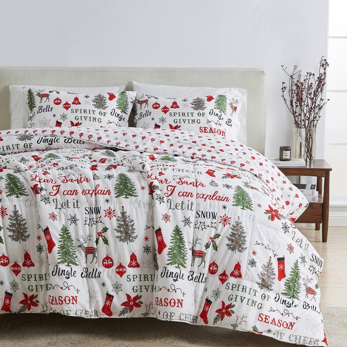 Reversible Winter Comforter Set - Odette Collection