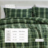 Reversible Christmas Comforter and Sham Set - Holiday / Lodge Odette Collection