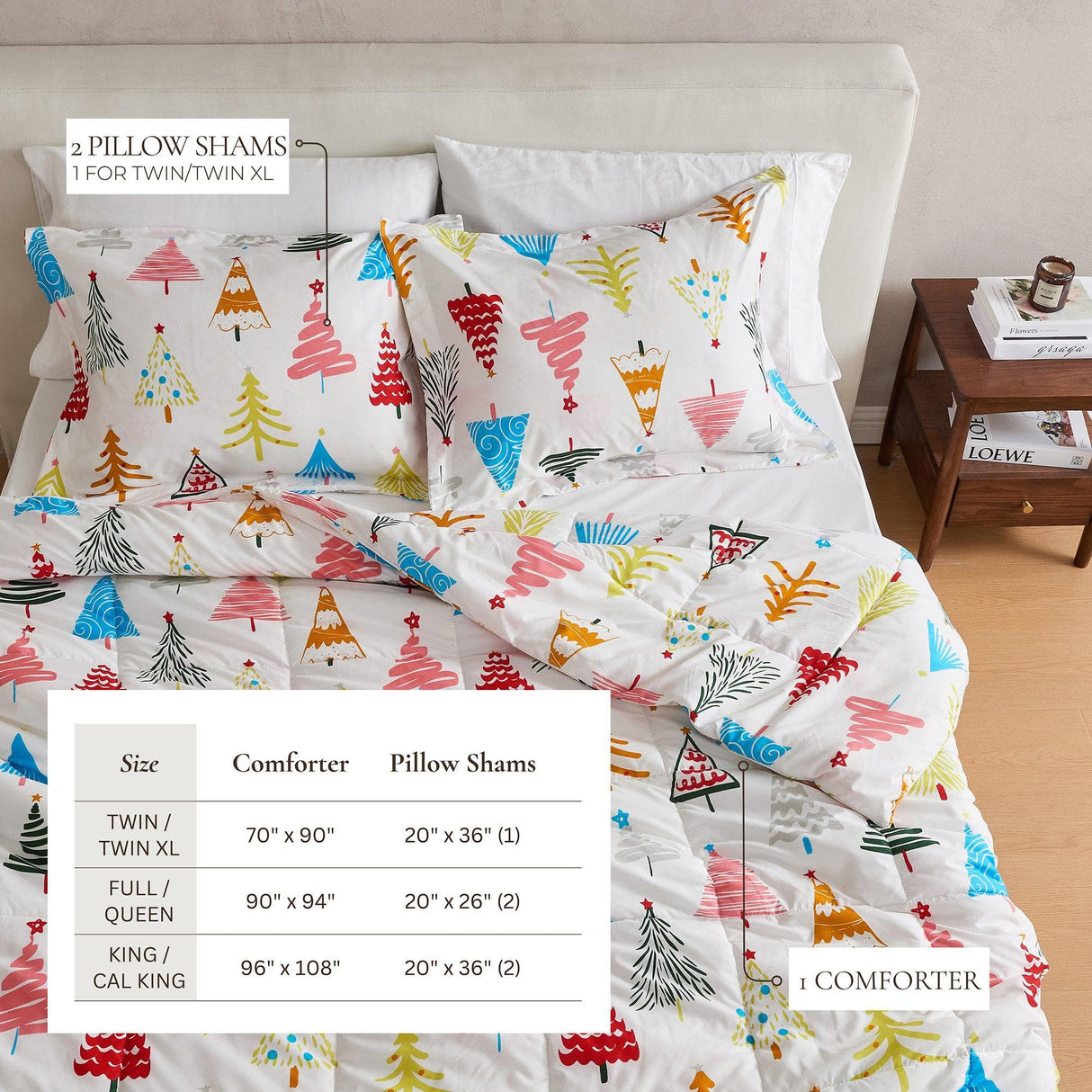 Reversible Winter Comforter Set - Odette Collection