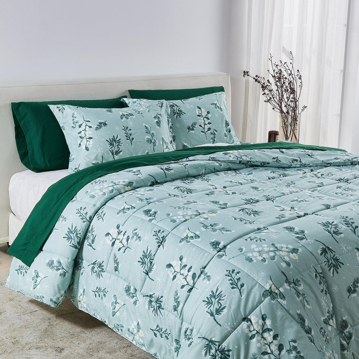 Reversible Winter Comforter Set - Odette Collection