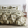 Reversible Christmas Comforter and Sham Set - Holiday / Lodge Odette Collection