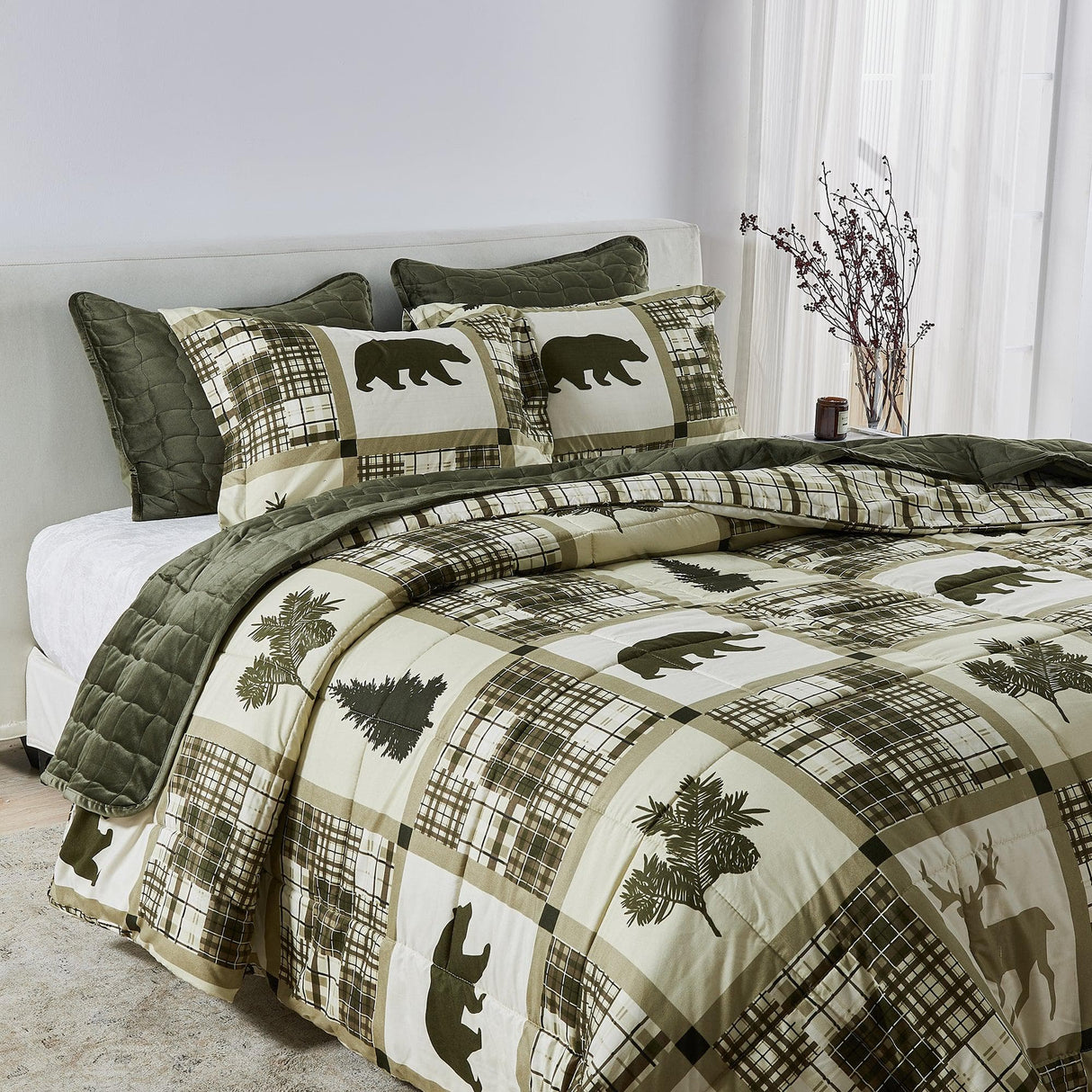 Reversible Winter Comforter Set - Odette Collection