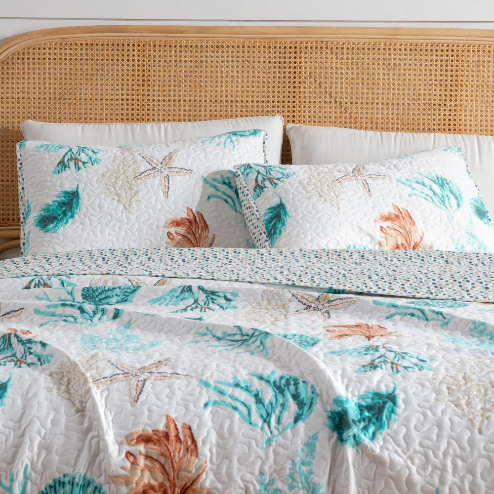Reversible-Coral-Quilt-Set-Key-West-Collection-Quilts