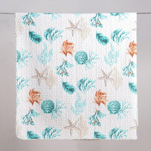 Reversible Coral Quilt Set - Key West Collection