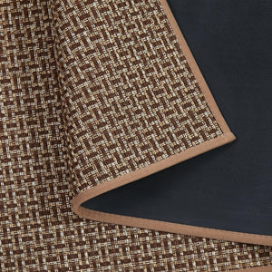 2 Pack Woven Bordered Machine Washable Accent Area Rug & Runner