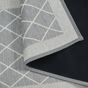 2 Pack Woven Trellis Machine Washable Accent Area Rug & Runner - Lysandra Collection