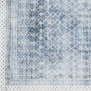 Distressed Moroccan Machine Washable Accent Runner 24 x 7 - Neve Collection
