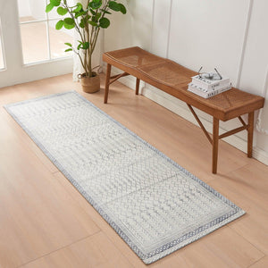 Distressed Moroccan Machine Washable Accent Runner 24 x 7 - Neve Collection