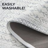 Distressed Moroccan Machine Washable Accent Runner 2'4" x 7' - Neve Collection