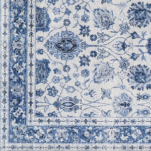 Floral Machine Washable Accent Runner 2'4" x 7' - Matra Collection