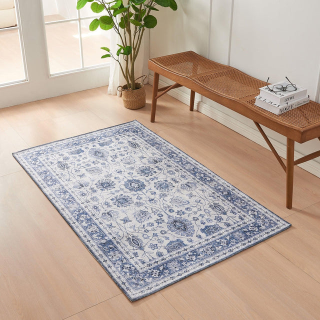 Floral-machine-washable-accent-area-rug-3'-x-5'-matra-collection-Area-Rugs