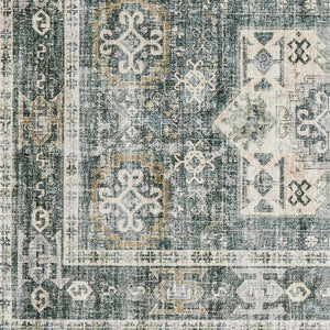 Medallion Machine Washable Accent Runner 24 x 7 - Nava Collection