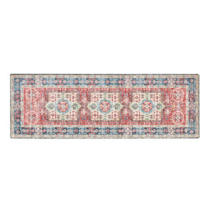 Medallion Machine Washable Accent Runner 24 x 7 - Nava Collection