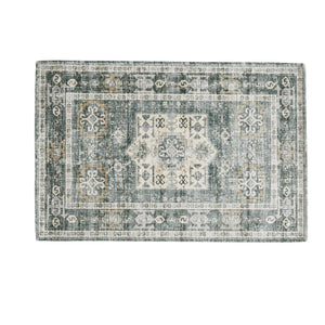 Medallion Machine Washable Accent Area Rug 3  x  5 - Nava Collection