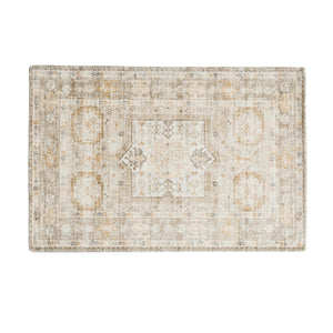 Medallion Machine Washable Accent Area Rug 3  x  5 - Nava Collection