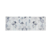 greatbayhome Rugs 2'4" x 7' / Grey Modern Geometric Machine Washable Accent Area Rug & Runner - Cordoba Collection Modern Geometric Washable Accent Runner 2'4" x 7' | Cordoba Collection by Great Bay Home