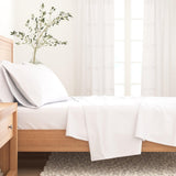 4-Piece Cotton Solid Flannel Sheet - Nordic Collection