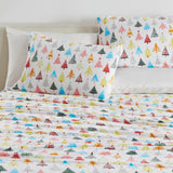 4-Piece Printed Plush Sheet - Velvet Luxe Collection