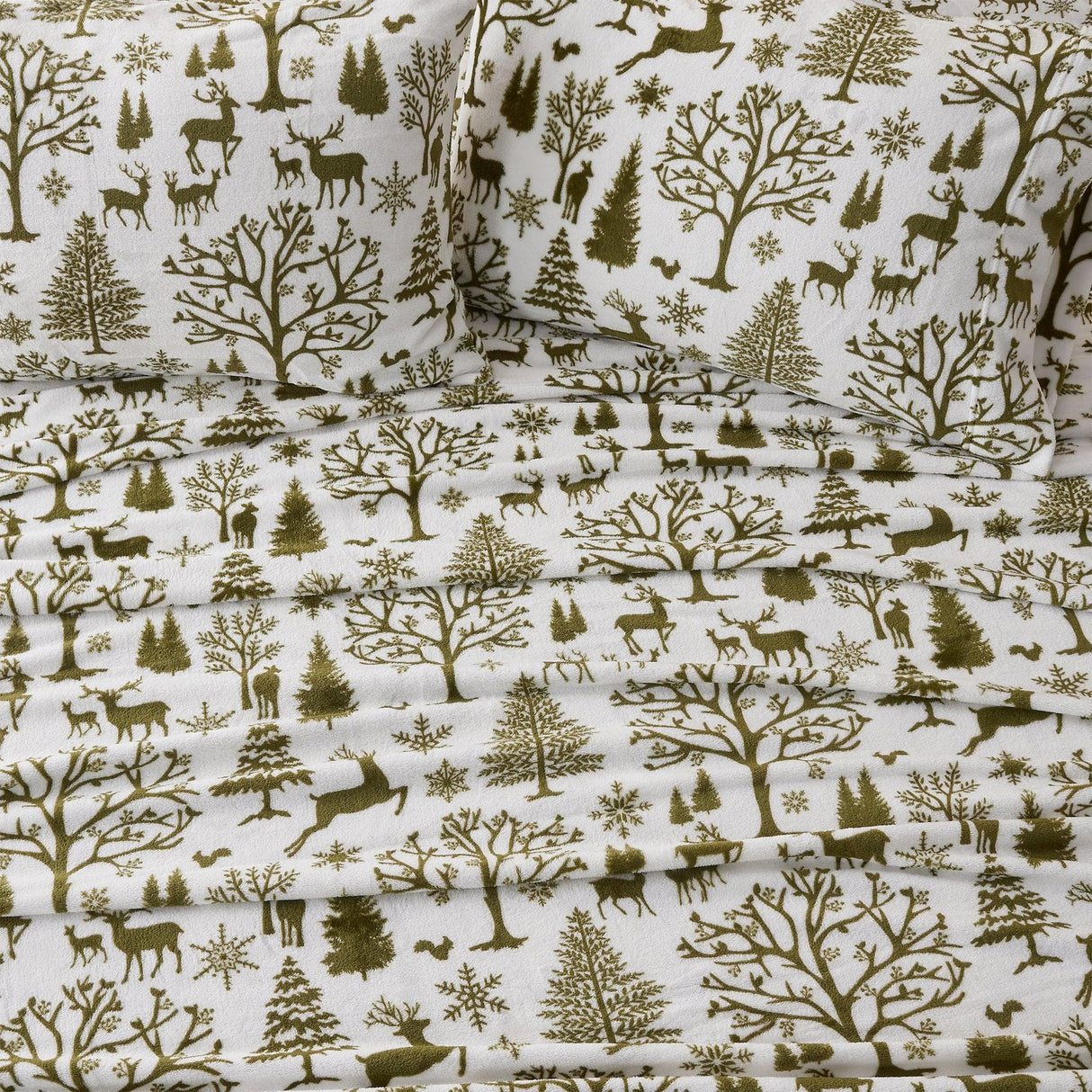 4-Piece Printed Plush Sheet - Velvet Luxe Collection