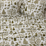 4-Piece Printed Plush Sheet - Velvet Luxe Collection