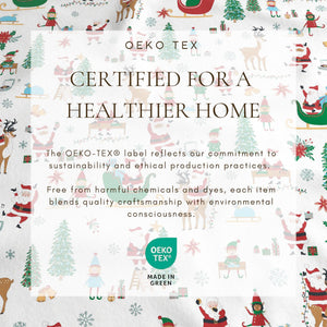 4-Piece Turkish Cotton Christmas Flannel Sheet - Whittaker Collection