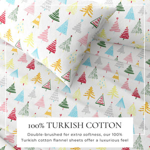 4-Piece Turkish Cotton Flannel Sheet - Whittaker Collection