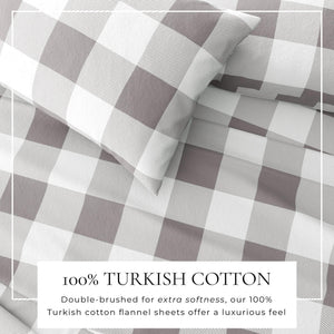 Turkish Cotton Flannel Sheet - Belle Collection