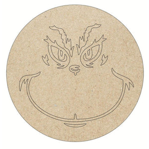 Green Monster Unfinished Wood Blank