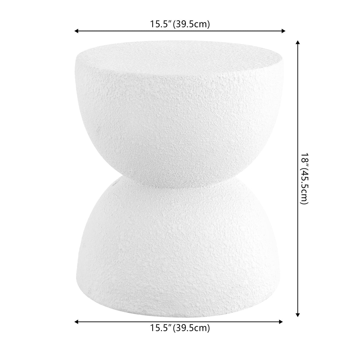 Greta mid - century modern drum indoor/outdoor accent table - Tuesday Morning - Outdoor Tables