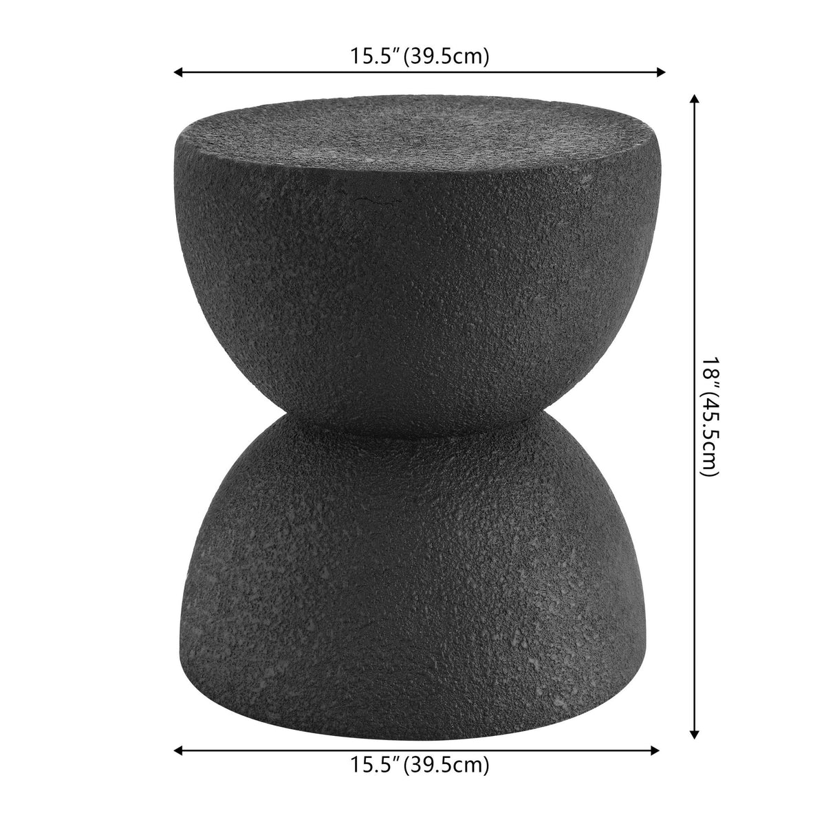 Greta mid - century modern drum indoor/outdoor accent table - Tuesday Morning - Outdoor Tables
