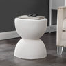 Greta mid - century modern drum indoor/outdoor accent table - Tuesday Morning - Outdoor Tables