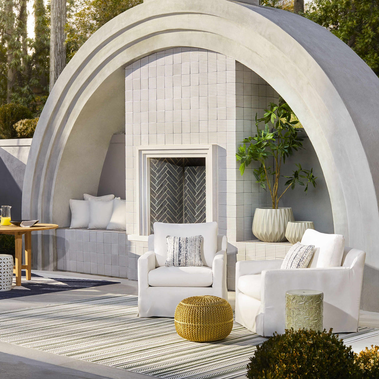 Gram Striped Nordic Rug