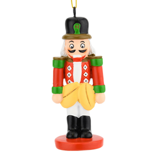 Funny Happy Nutcracker with Nuts Christmas Ornaments