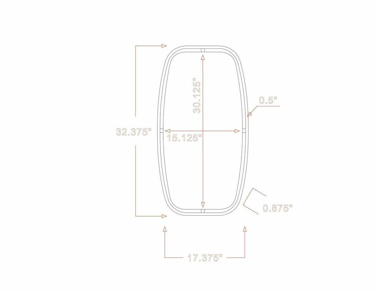 Gautampura Carved Metal Rectangular Mirror