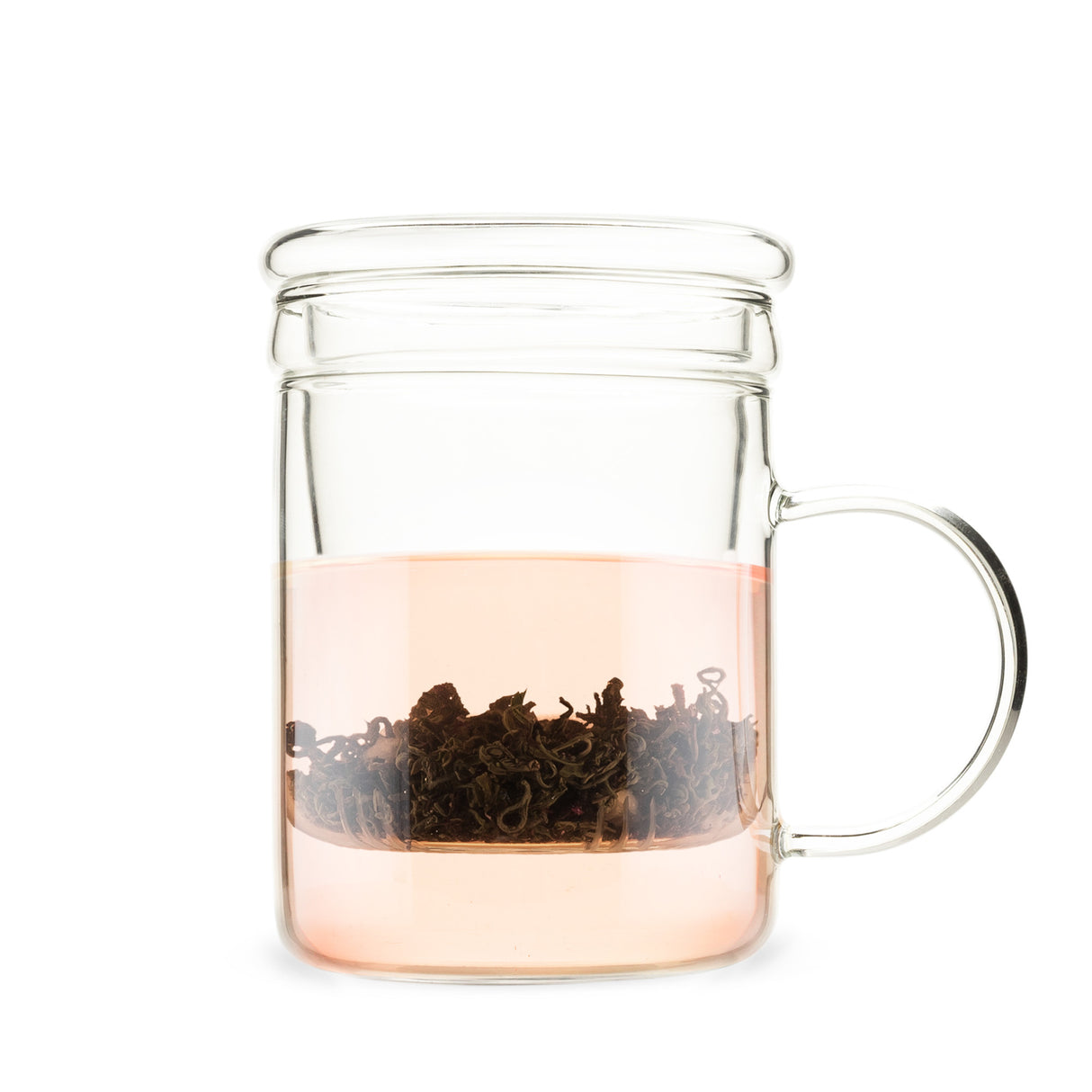 Blake glass tea infuser mug by pinky up