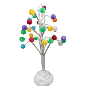 Lighted Holiday Round Gum Drop Tree