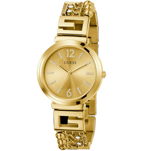 Guess Women's Gold Tone Analog