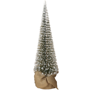Frosted Bottle Brush Tree -